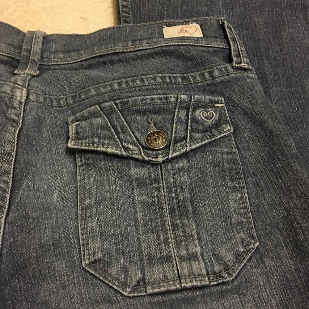 Macy’s flare blue jeans size 5